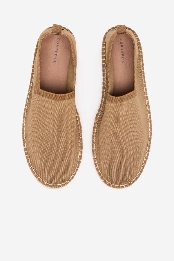 Cortefiel Alpargata tejido punto Beige