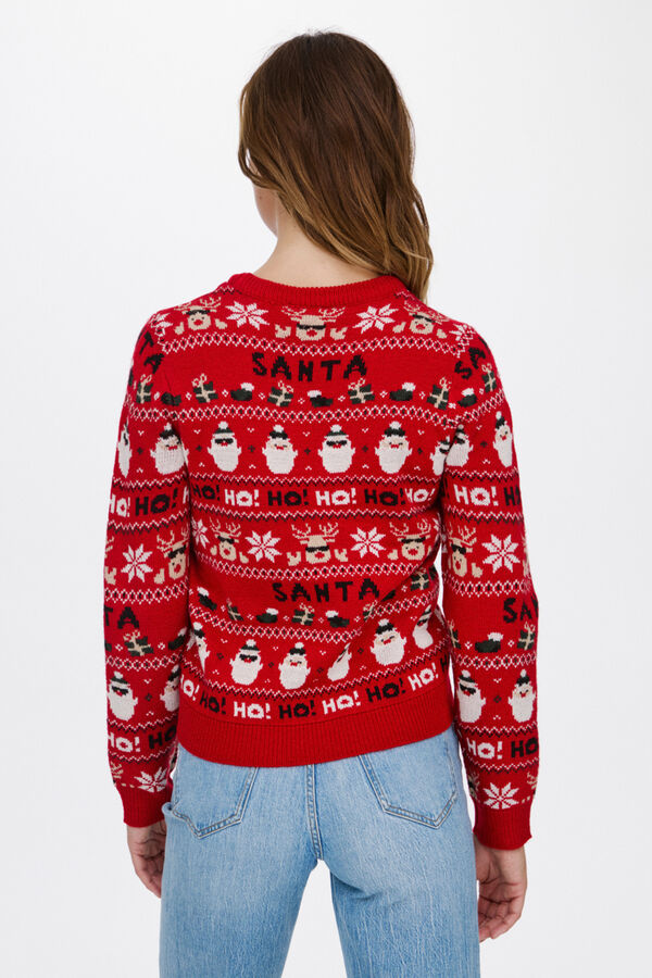 Vila Jersey navide&ntilde;o Rojo