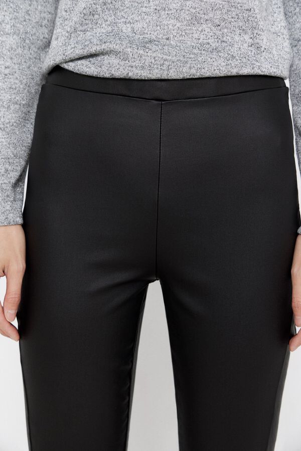 Cortefiel Leggings polipele Preto