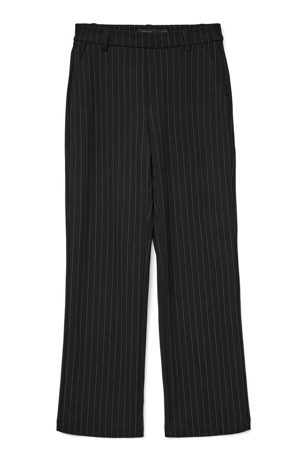 Vero Moda Cal&ccedil;a de terno listradas Preto