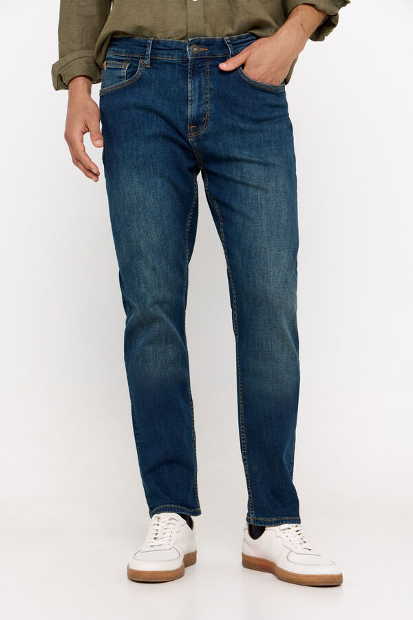 Cortefiel Pantal&oacute;n vaquero ligero regular fit Azul