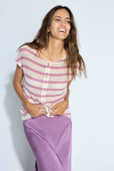 Slowlove Colete rústico Roxo