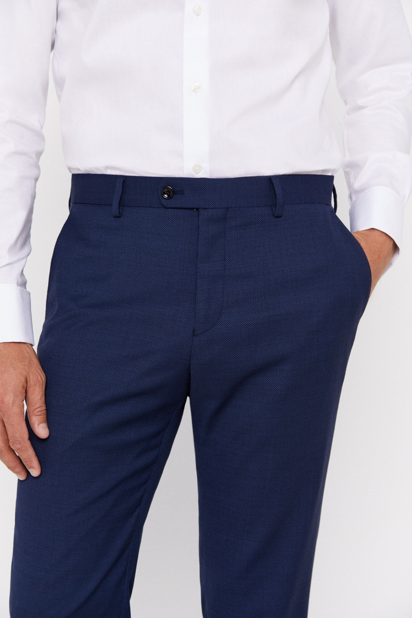 Cortefiel Pantal&oacute;n ojo perdiz en tailored fit