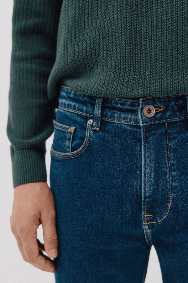 Cortefiel Pantal&oacute;n vaquero straight fit Azul
