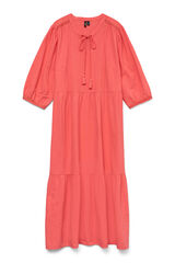 Vero Moda Curve Vestido largo fluido talla grande Rosa