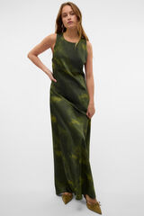 Vero Moda Vestido longo halter com costas cruzadas Verde