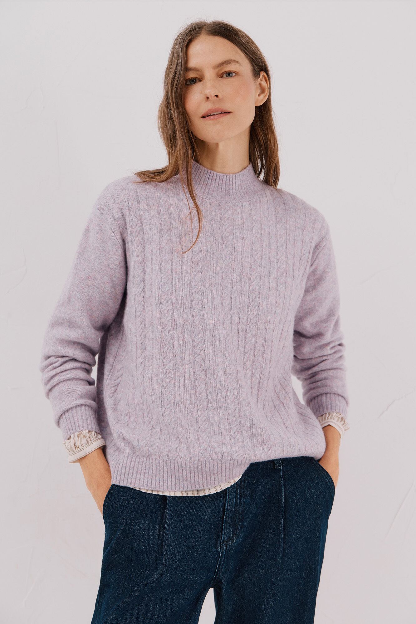 Cortefiel Jersey Perkins trenzas