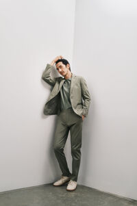 OOTO Pantalón chino formal algodón