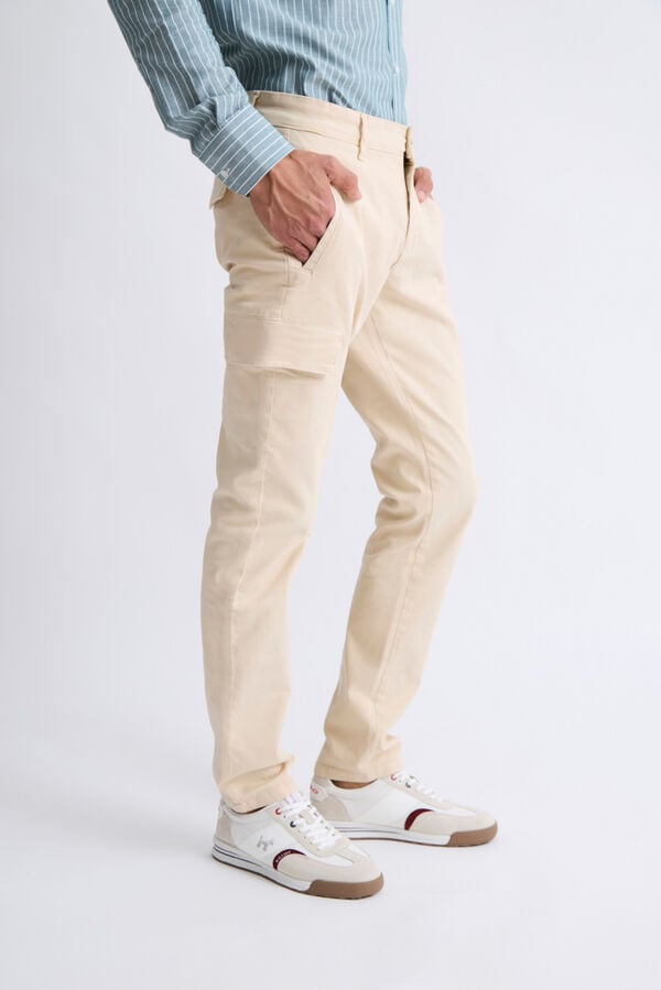 Williot Pantal&oacute;n Cargo Beige