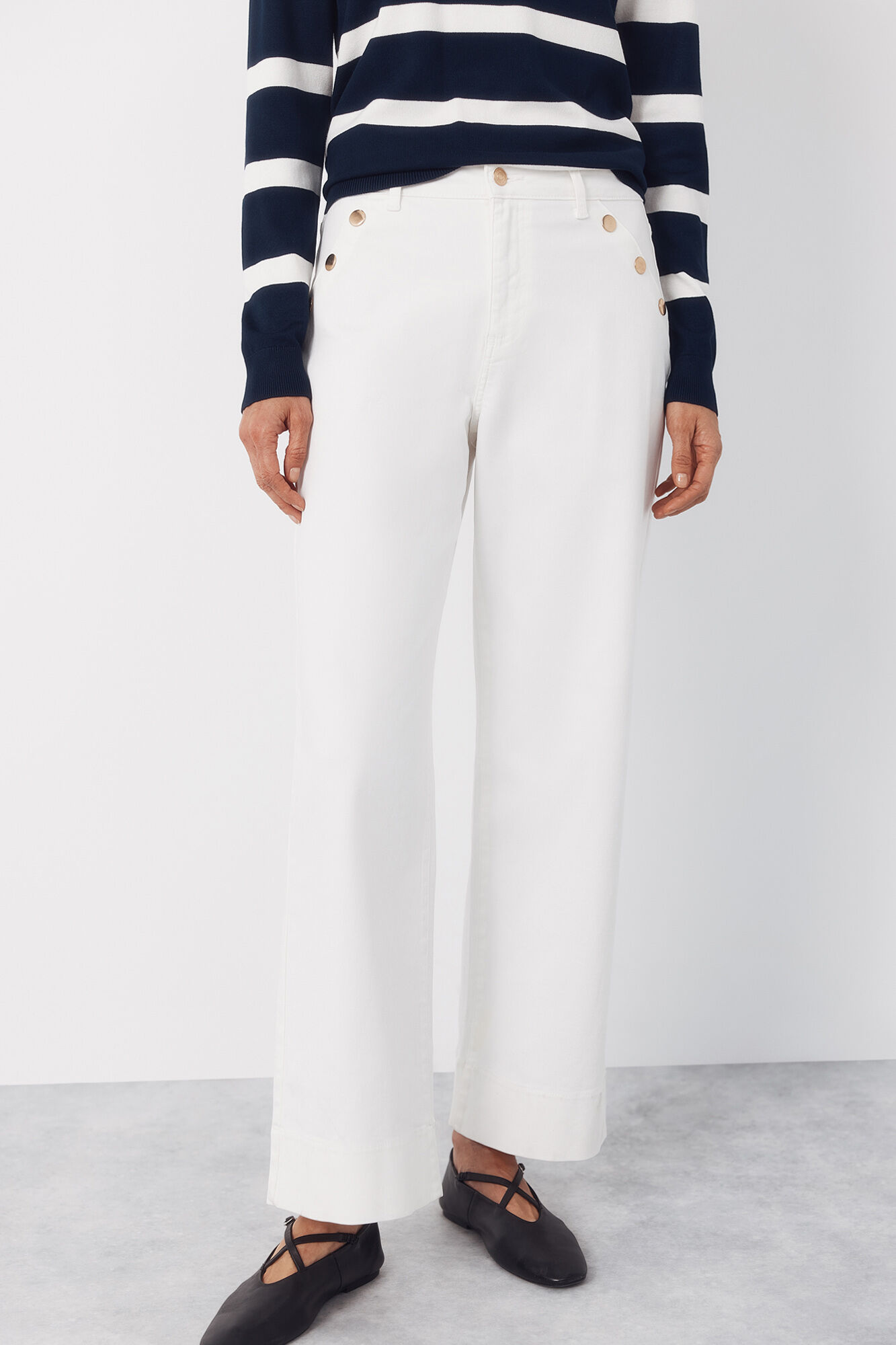 Cortefiel Jeans Palazzo botones
