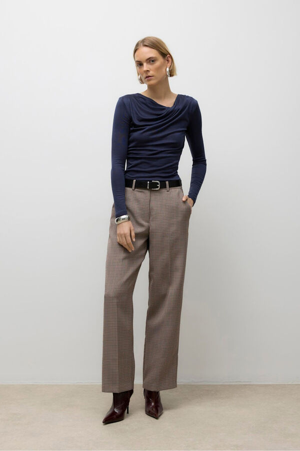 Vero Moda Top de manga larga Azul marino