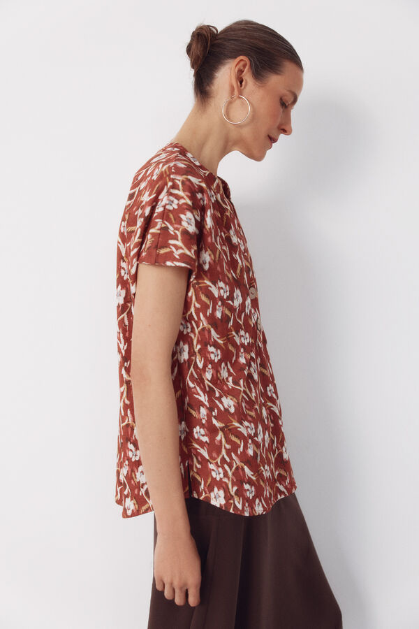 Cortefiel Blusa confort&aacute;vel Vermelho
