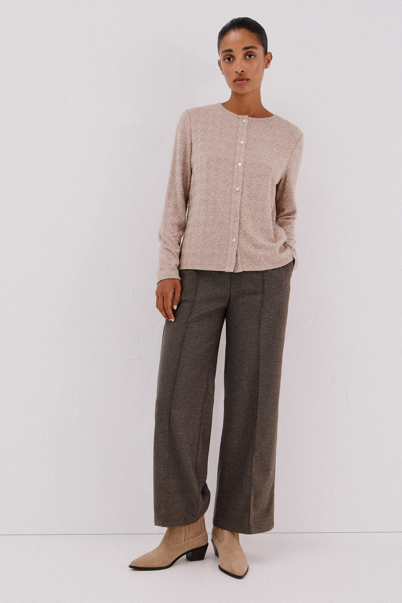 Cortefiel C&aacute;rdigan pata de gallo