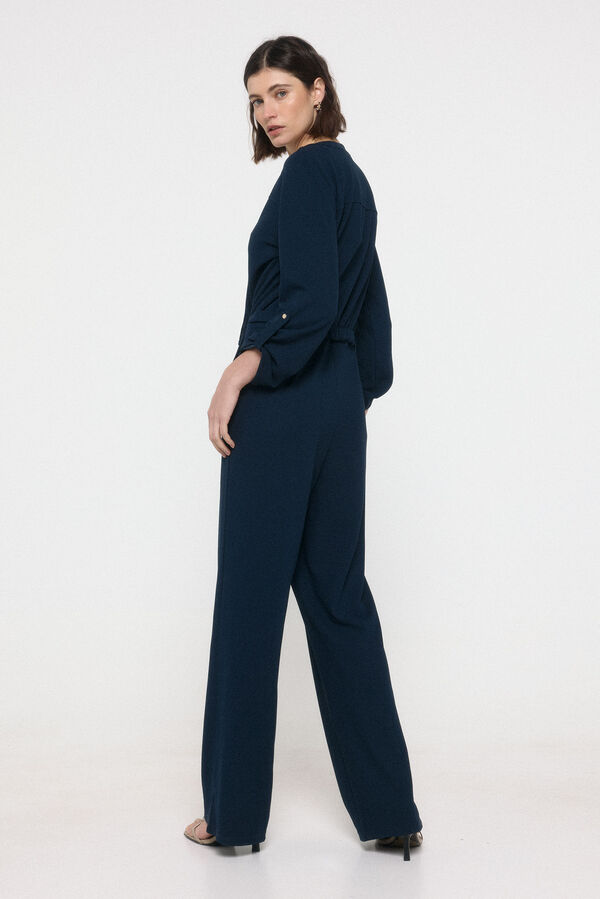 Vero Moda Mono largo de manga larga Azul marino