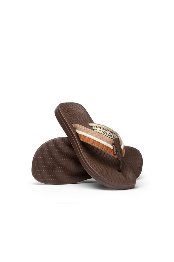 Havaianas Slim Flatform Marr&oacute;n