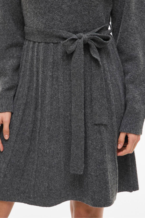 Vila Vestido de punto corto Gris