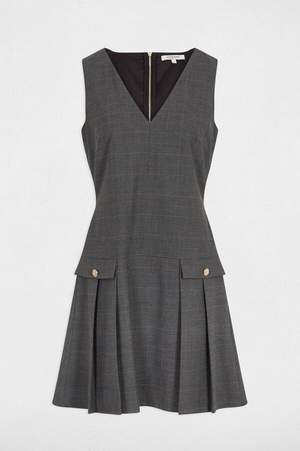 Morgan Vestido ajustado tipo pichi Gris