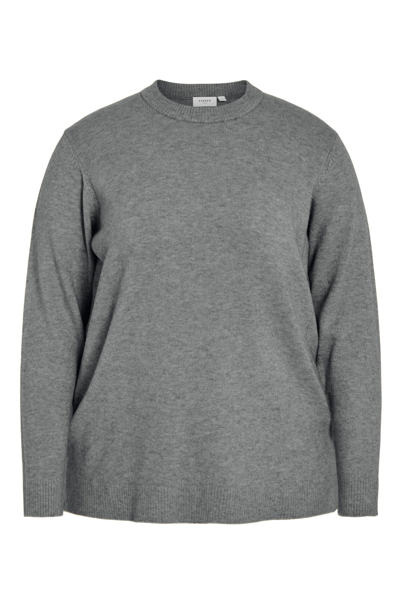 Evoked by Vila Jersey cuello redondo curvy