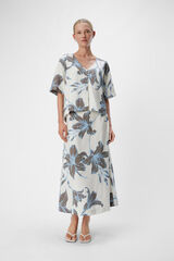 Object Saia midi estampada Tostado