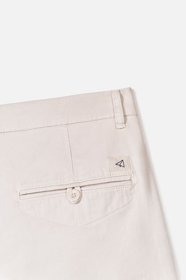 OOTO Bermuda chino Ecru