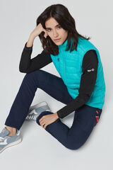 Izas Chaleco con relleno Mount-Loft Turquesa
