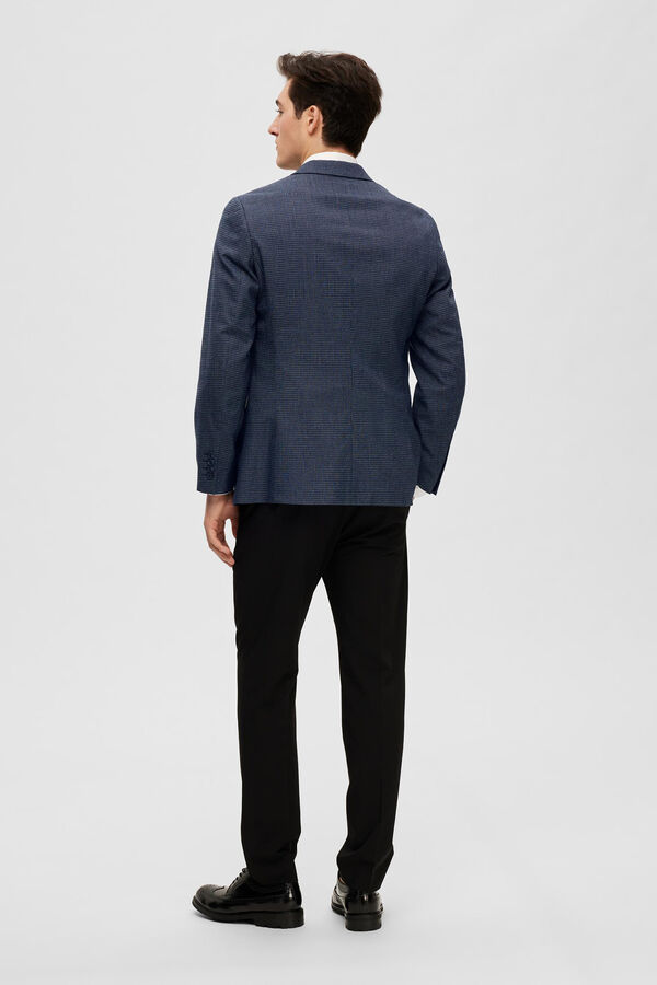 Cortefiel Blazer slim fit elaborado com materiais reciclados Azul