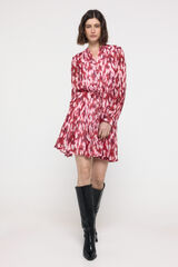 Vero Moda Vestido curto flu&iacute;do manga comprida Branco