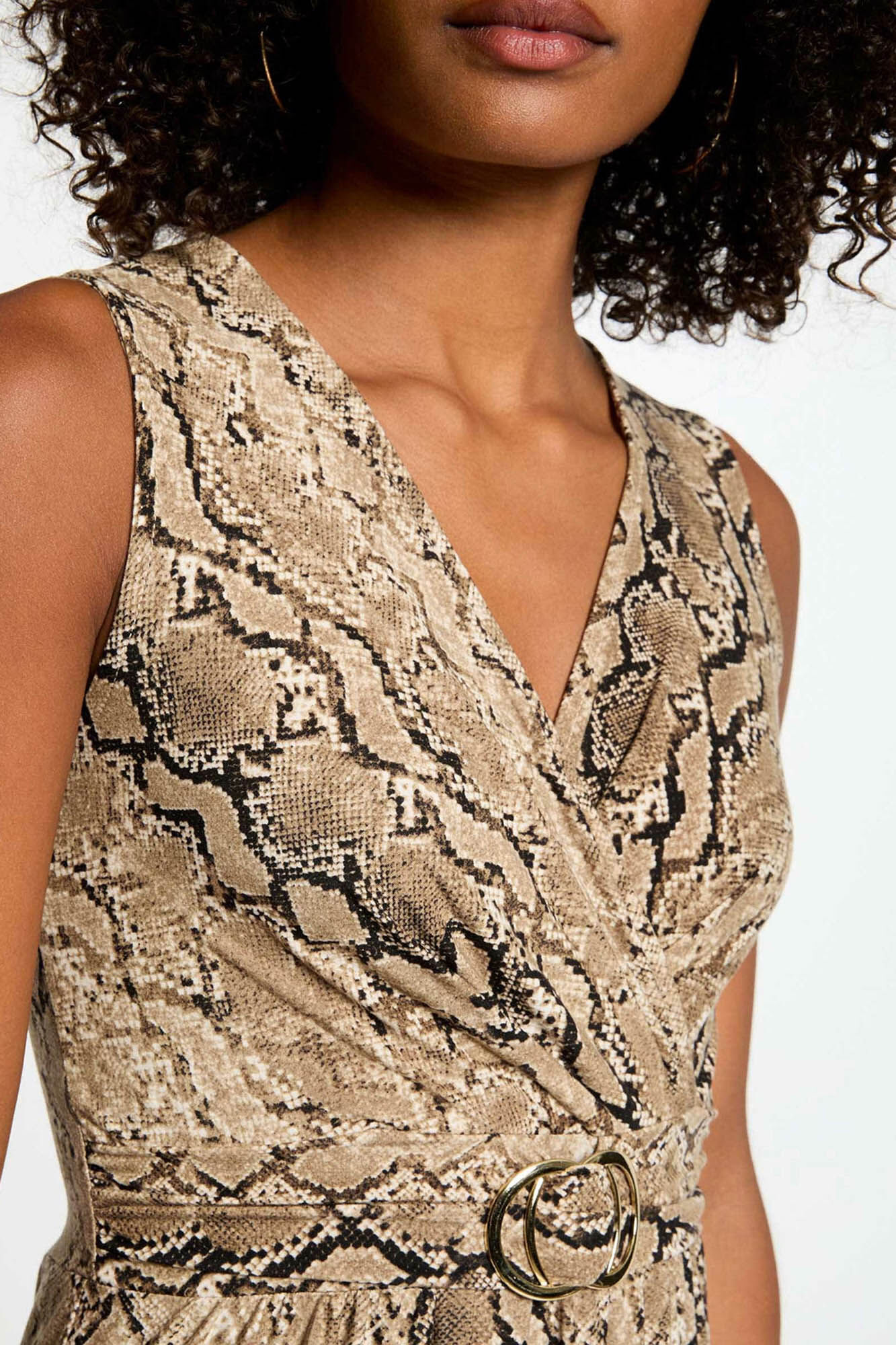 Morgan Vestido comprido reto estampado