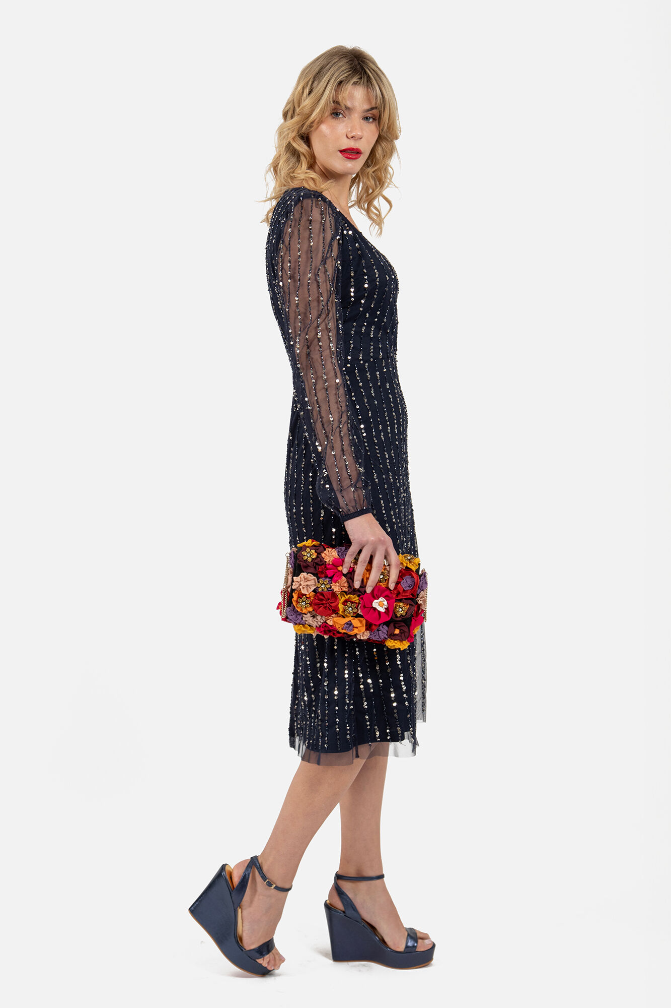 Cupl&eacute; Vestido con escote cruzado