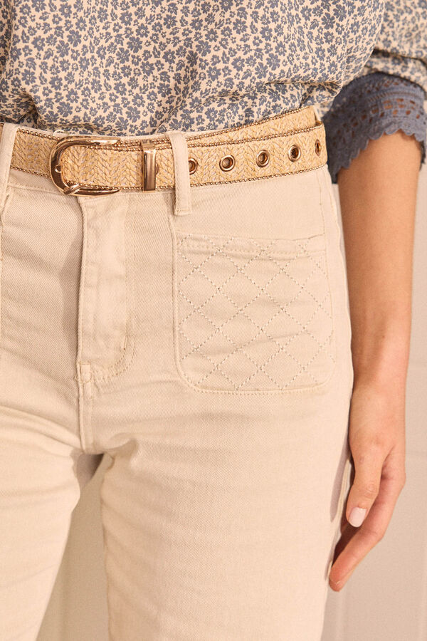 Pol&iacute;n Et Moi Cal&ccedil;a denim Renata Tostado