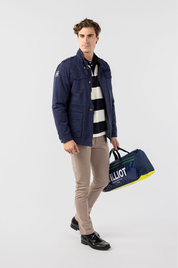 Williot Cazadora Sahariana Con Parches Azul marino