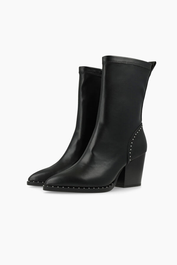 Lodi Botins de salto estilo cowboy Preto