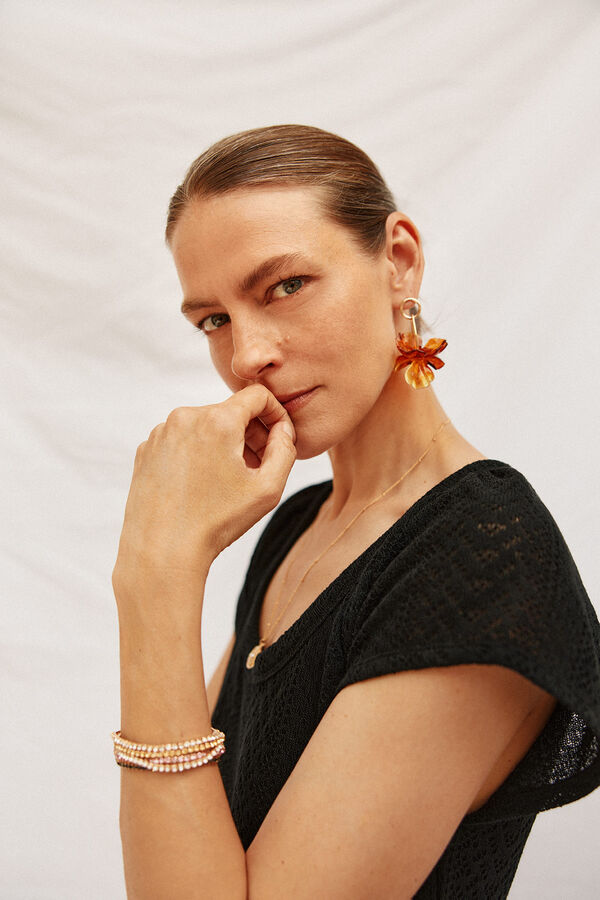 Cortefiel Vestido estructura Negro