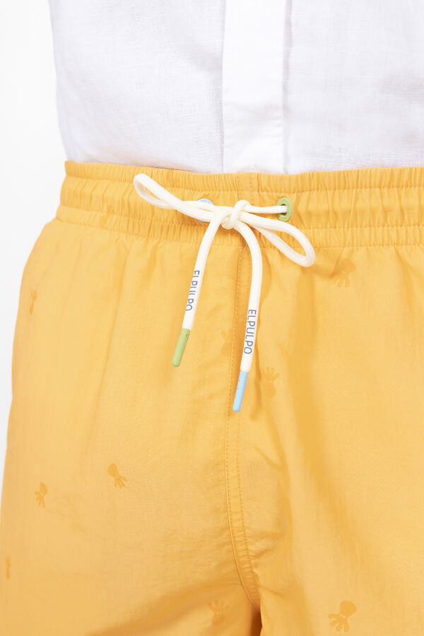 elPulpo Ba&ntilde;ador lavado estampado new all over Naranja