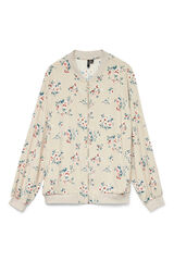 Vero Moda Curve Jaqueta bomber plus size Cinzento