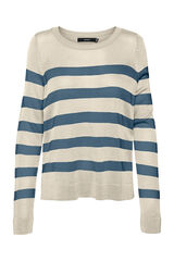 Vero Moda Camisola de malha com gola redonda Cinzento