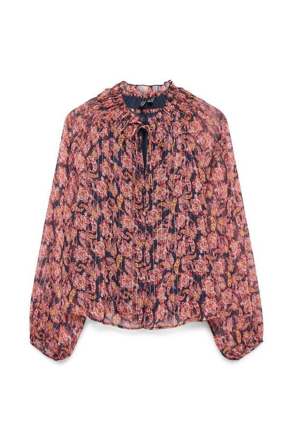 Vero Moda Top de gasa manga larga Multicolor