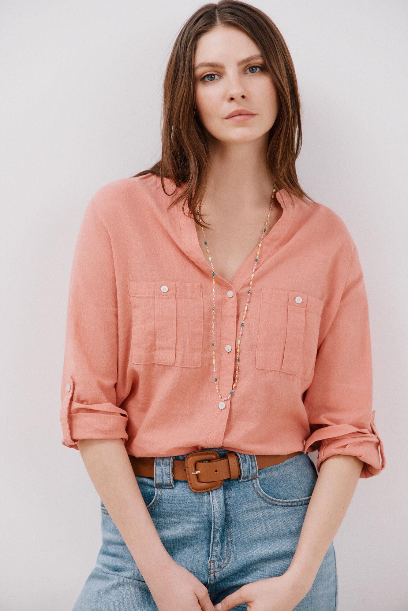 Cortefiel Camisa de linho