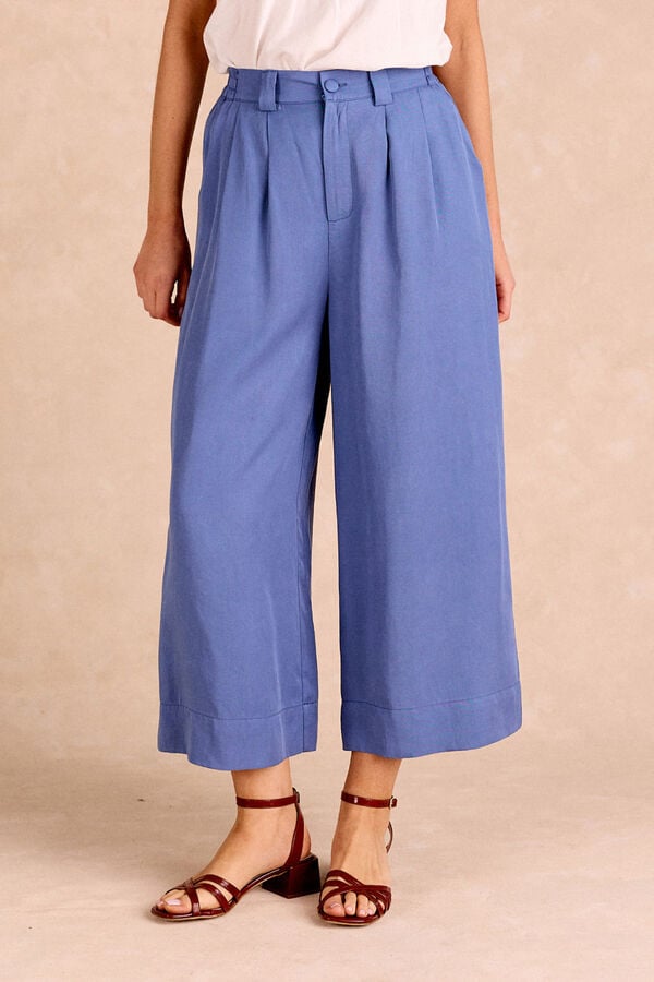 Pol&iacute;n Et Moi Pantal&oacute;n fluido Enea Azul