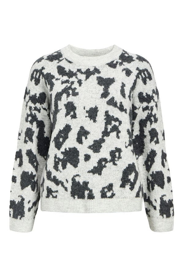 Object Camisola de l&atilde; e alpaca Cinzento
