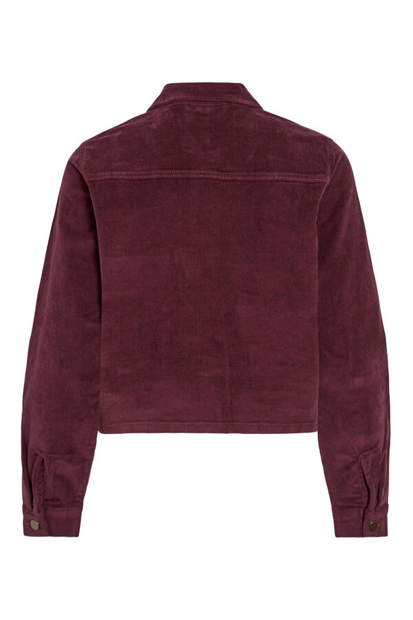 Vila Chaqueta corta de pana Morado