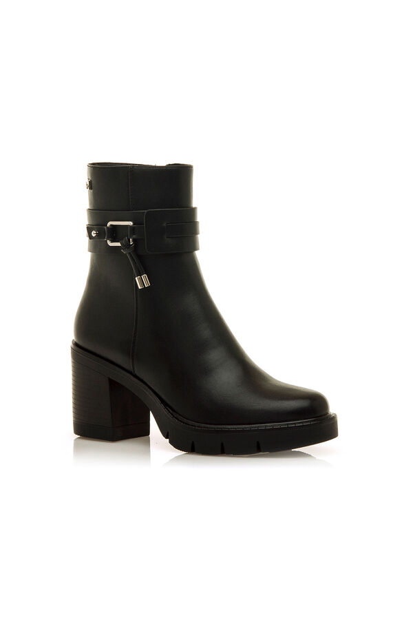 Maria Mare Botines de tac&oacute;n Negro