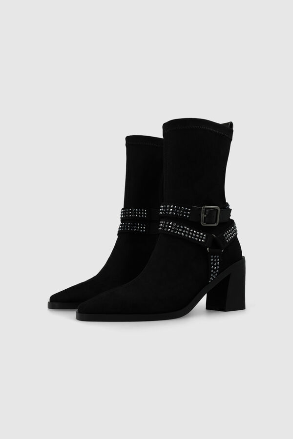 Lodi Botines con tac&oacute;n Negro