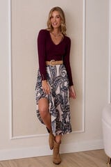 Pol&iacute;n Et Moi Jersey punto fino Granate