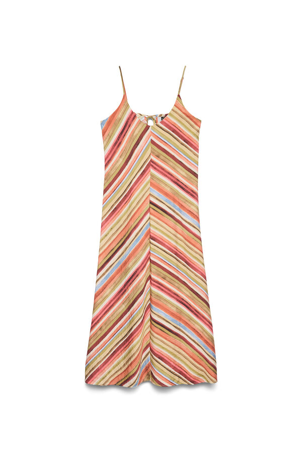 Vero Moda Vestido comprido de al&ccedil;as Laranja