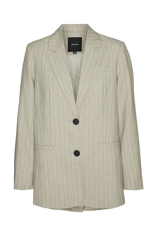 Vero Moda Blazer com botão duplo Castanho