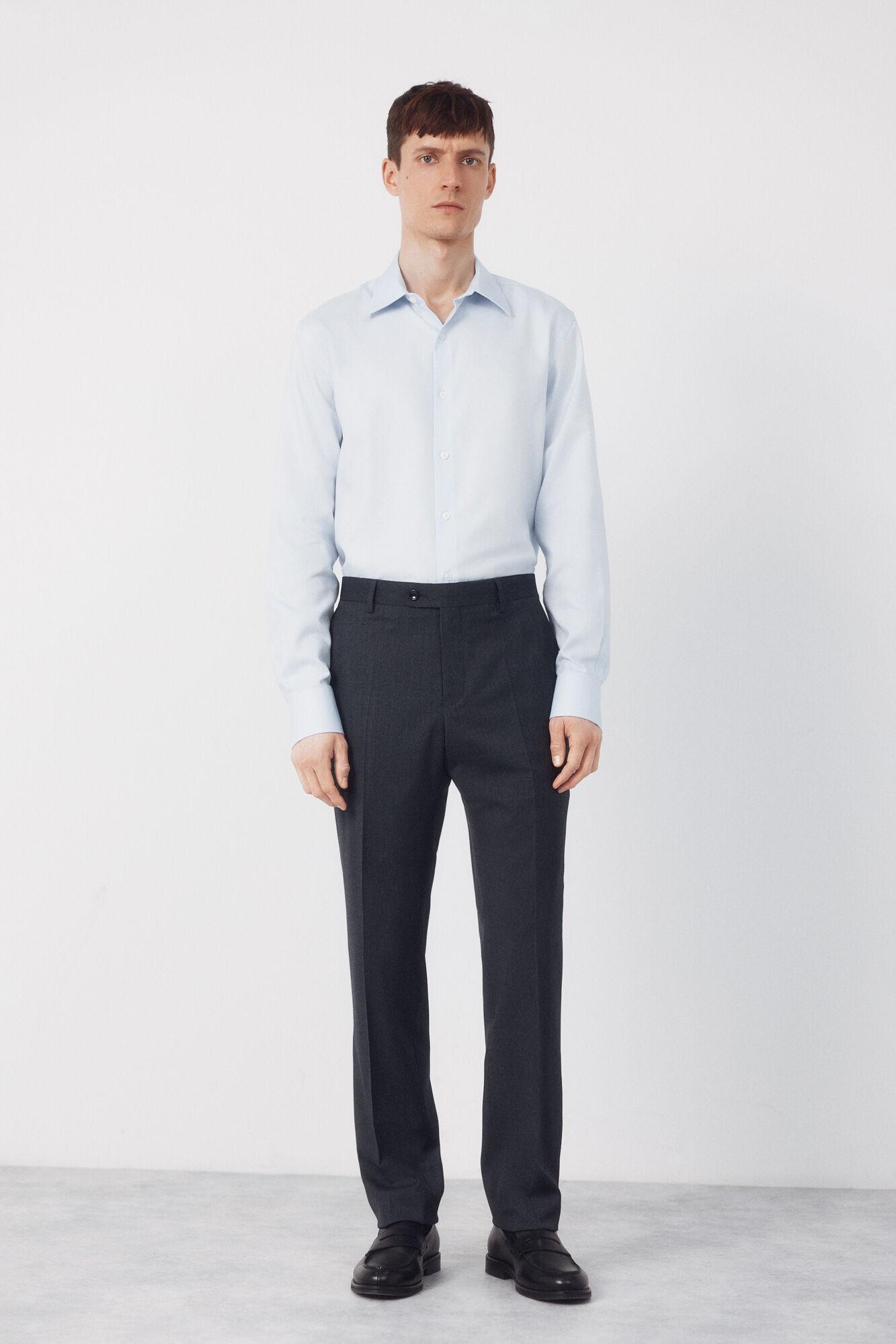 Cortefiel Pantal&oacute;n de traje liso COOLMAX&reg;