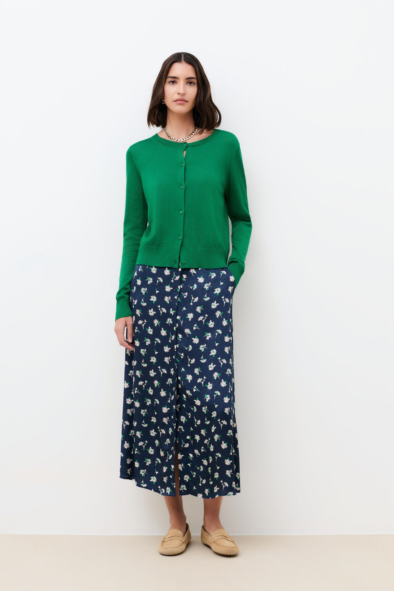 Caroll Falda larga estampada