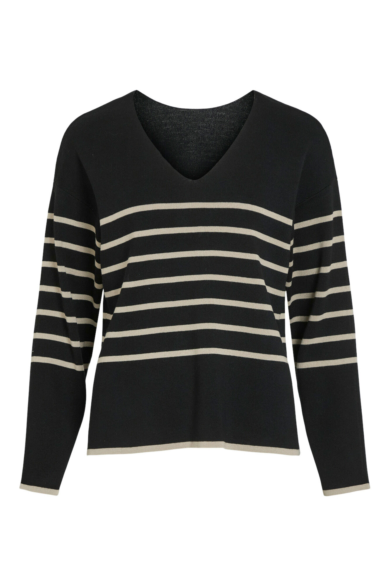 Evoked by Vila Jersey de rayas curvy