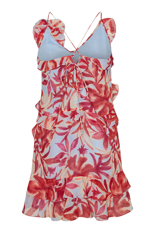 Vero Moda Vestido curto de folhos  Azul